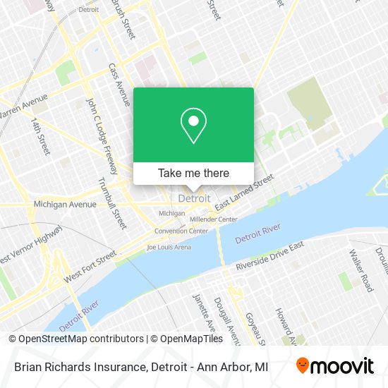 Mapa de Brian Richards Insurance