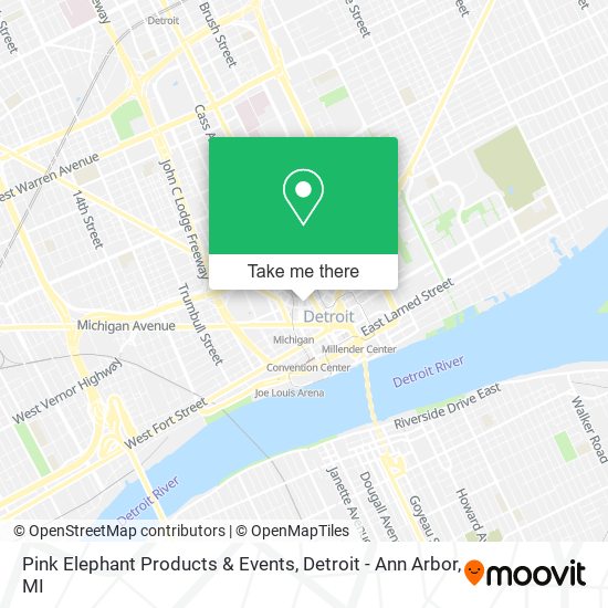 Pink Elephant Products & Events map