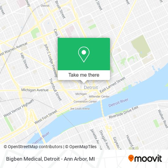 Mapa de Bigben Medical