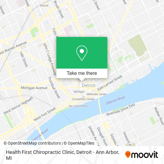 Mapa de Health First Chiropractic Clinic