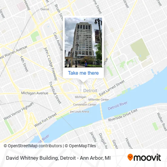 David Whitney Building map