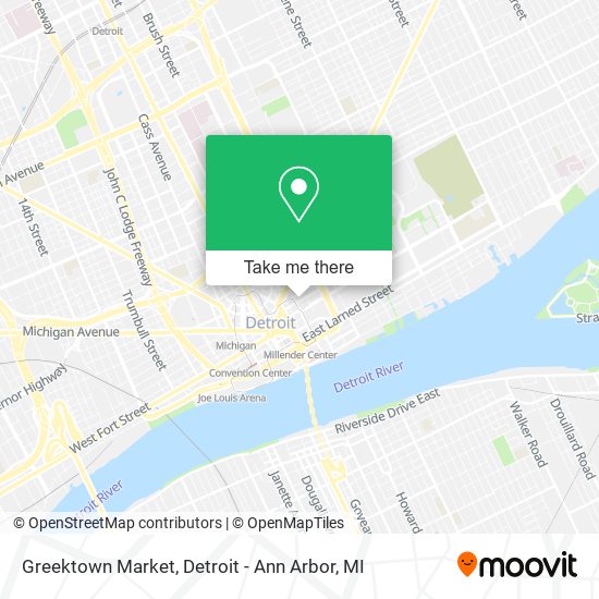 Mapa de Greektown Market