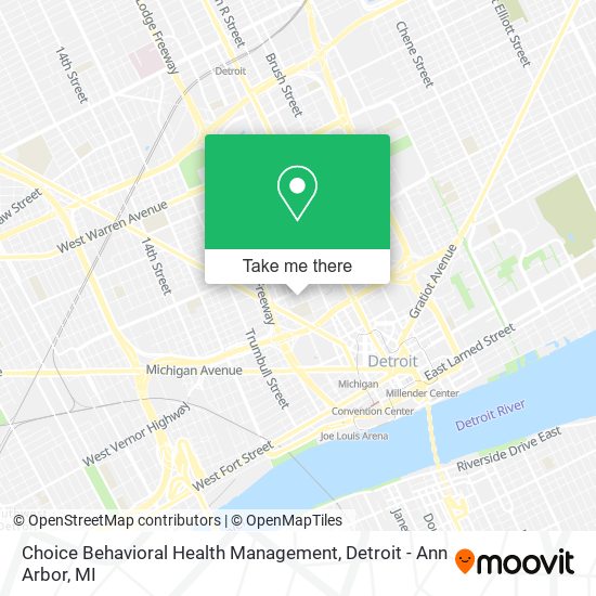 Mapa de Choice Behavioral Health Management