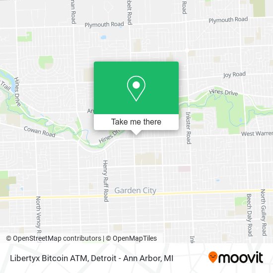 Libertyx Bitcoin ATM map