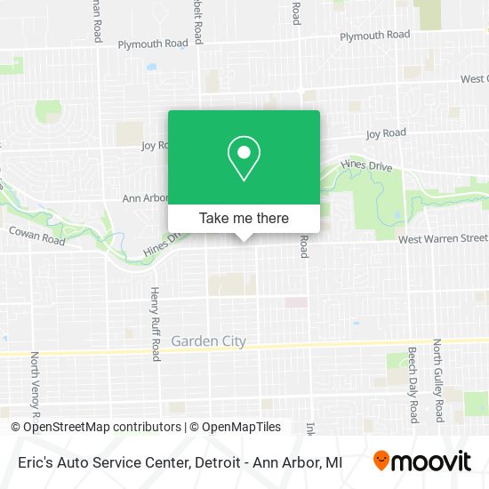 Mapa de Eric's Auto Service Center