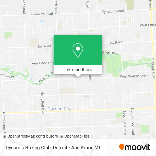Dynamic Boxing Club map