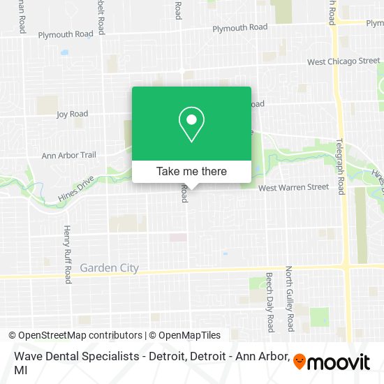 Wave Dental Specialists - Detroit map