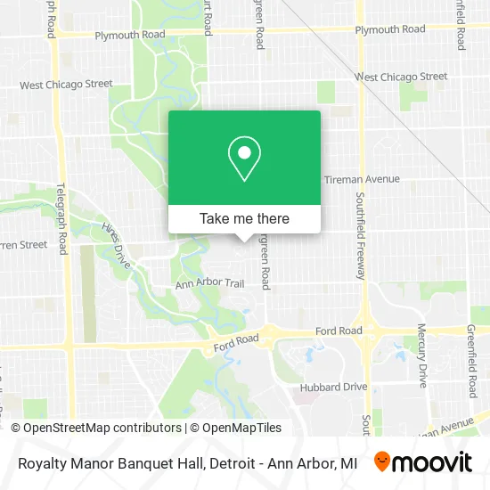Mapa de Royalty Manor Banquet Hall