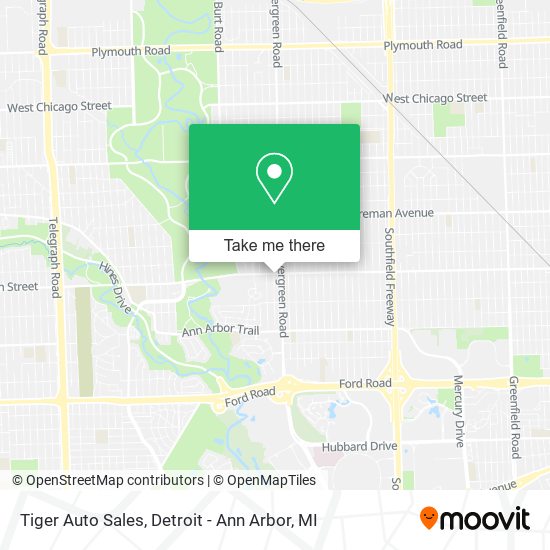 Tiger Auto Sales map