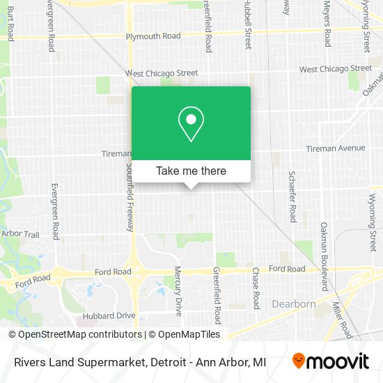 Mapa de Rivers Land Supermarket