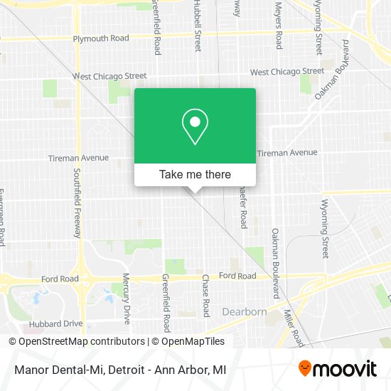 Manor Dental-Mi map