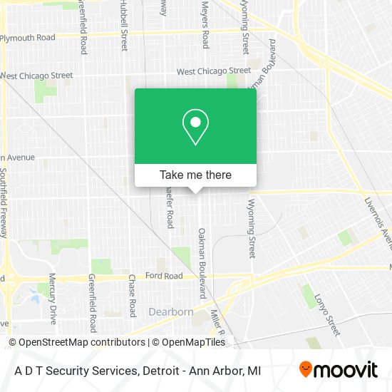 A D T Security Services map