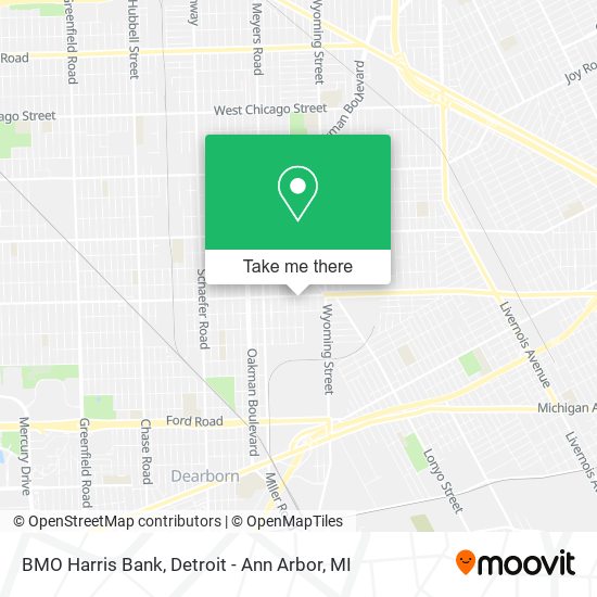 BMO Harris Bank map