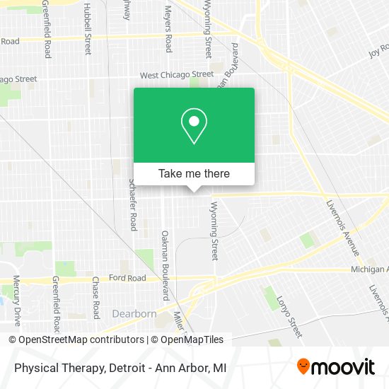 Physical Therapy map