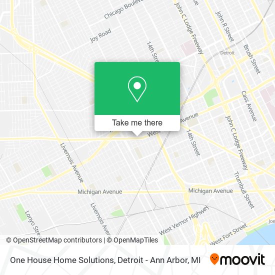 One House Home Solutions map