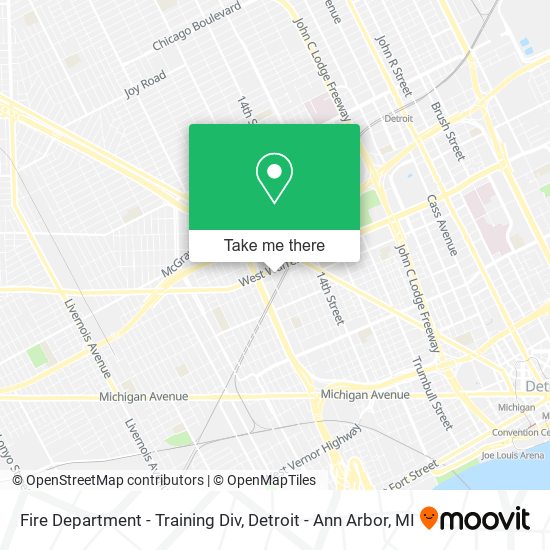 Fire Department - Training Div map