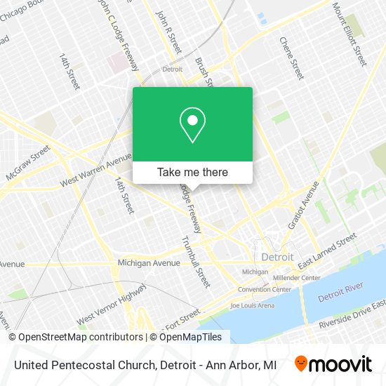 United Pentecostal Church map
