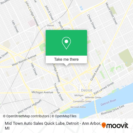 Mid Town Auto Sales Quick Lube map