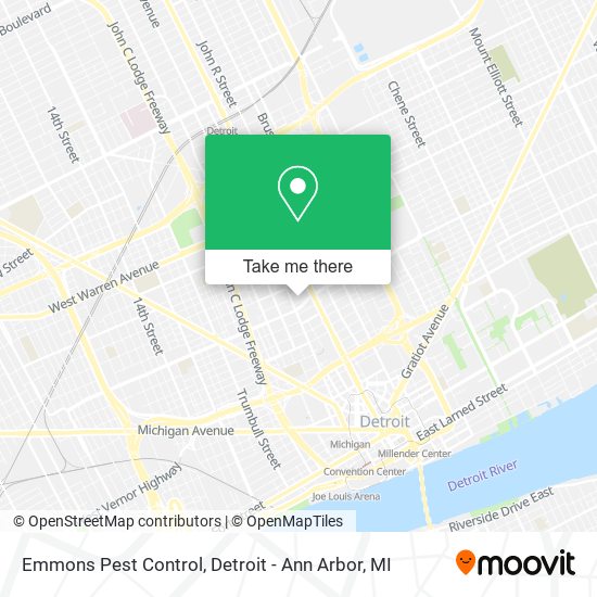 Emmons Pest Control map