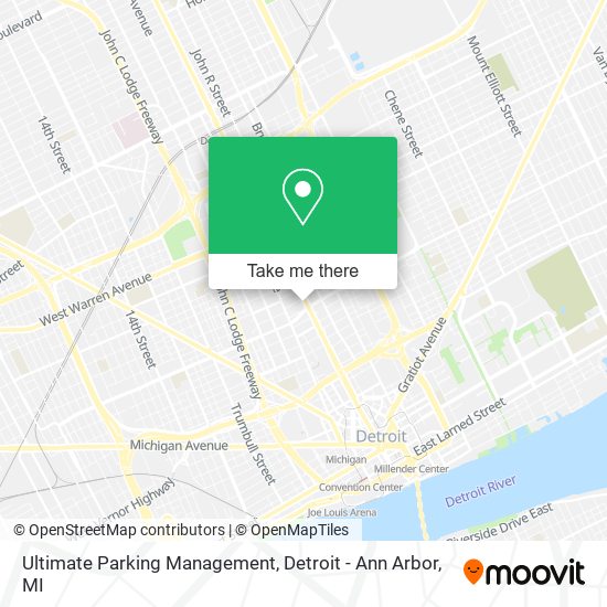 Ultimate Parking Management map