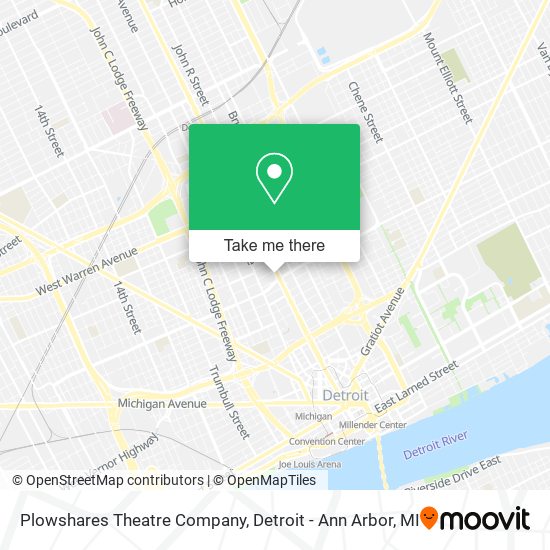 Mapa de Plowshares Theatre Company