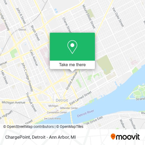 ChargePoint map