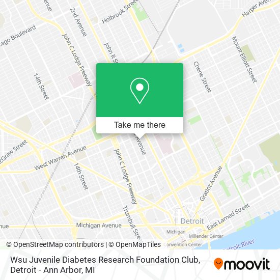 Mapa de Wsu Juvenile Diabetes Research Foundation Club