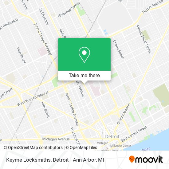 Keyme Locksmiths map