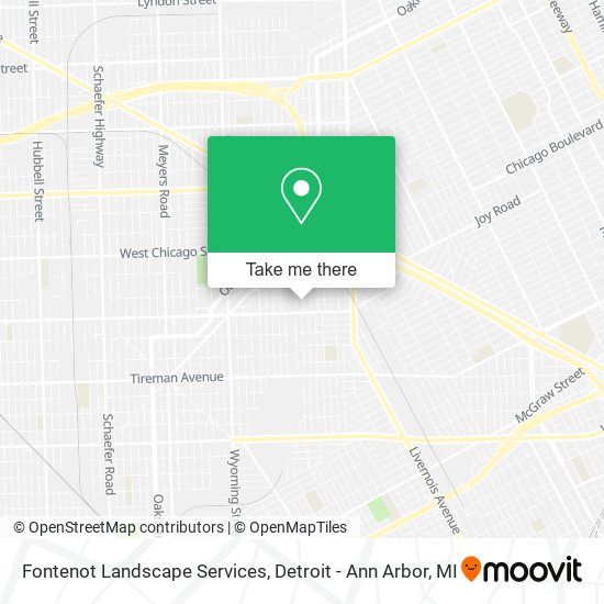 Fontenot Landscape Services map