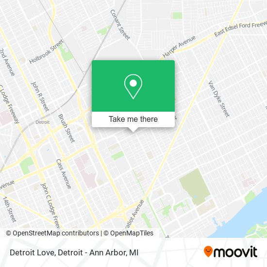 Detroit Love map