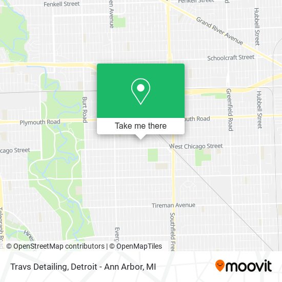 Travs Detailing map