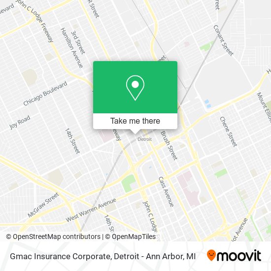 Gmac Insurance Corporate map