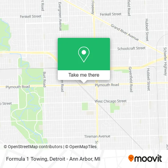 Formula 1 Towing map