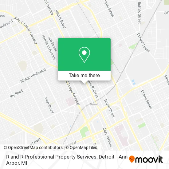 R and R Professional Property Services map