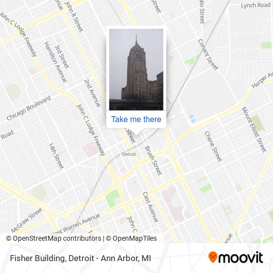 Mapa de Fisher Building