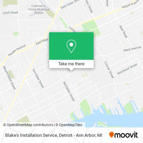 Blake's Installation Service map