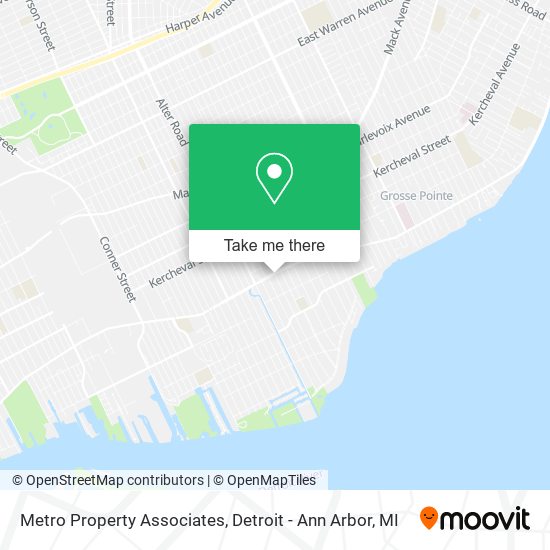 Metro Property Associates map