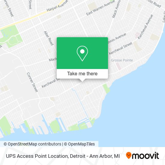 Mapa de UPS Access Point Location