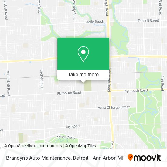 Brandyn's Auto Maintenance map