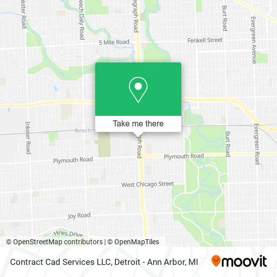Contract Cad Services LLC map