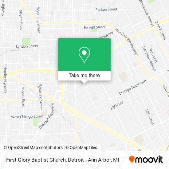 Mapa de First Glory Baptist Church