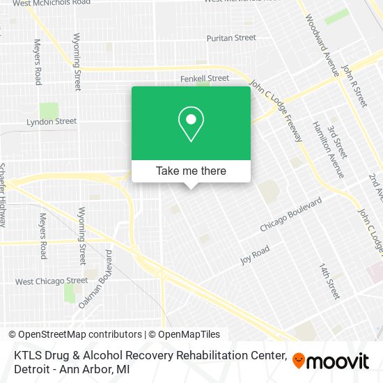 Mapa de KTLS Drug & Alcohol Recovery Rehabilitation Center