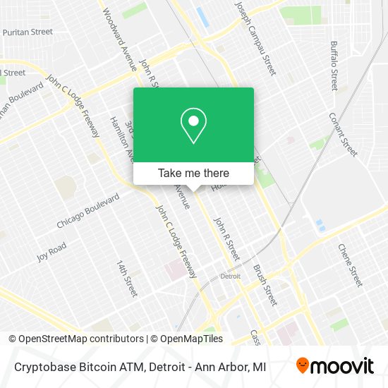 Mapa de Cryptobase Bitcoin ATM