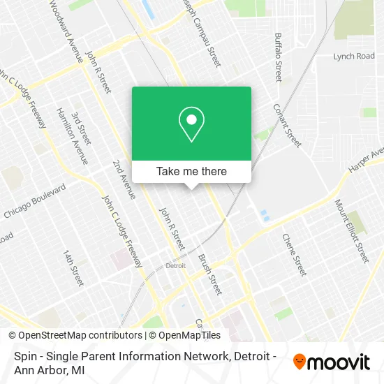 Spin - Single Parent Information Network map