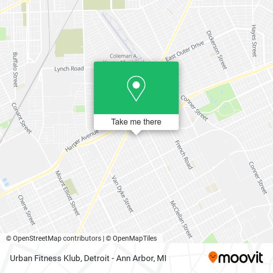 Urban Fitness Klub map