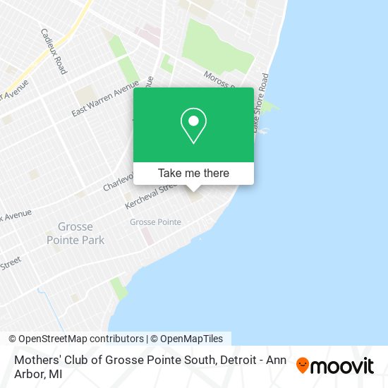 Mothers' Club of Grosse Pointe South map