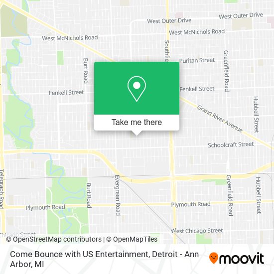 Come Bounce with US Entertainment map