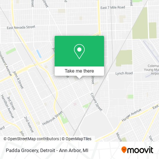 Padda Grocery map