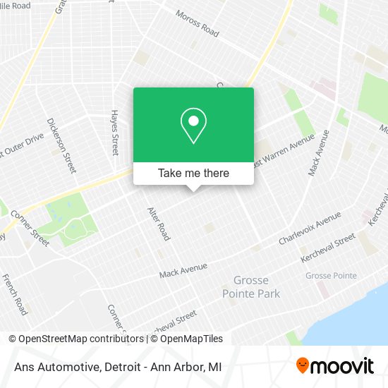 Ans Automotive map