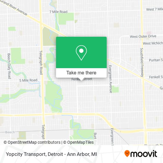 Yopcity Transport map